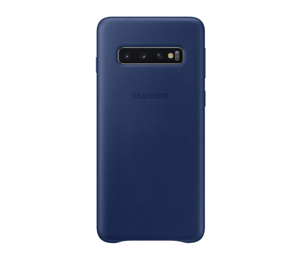 Etui Leather Cover do Samsung Galaxy S10 granatowe - 478371 - zdjęcie